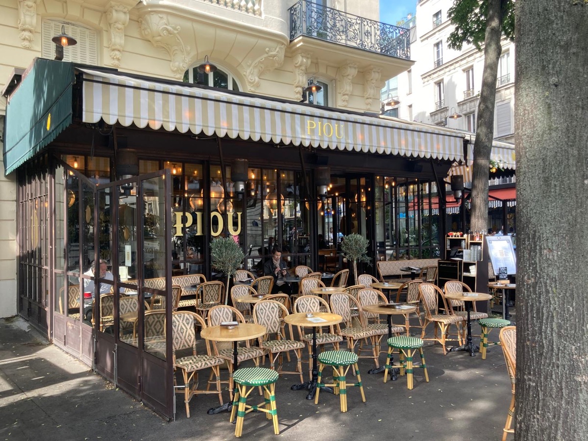 La terrasse du Café Piou Place Cambronne